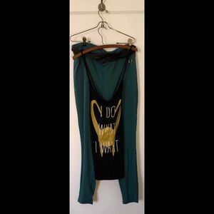 -MARVEL HER UNIVERSE LOKI TANK AND LEGGINGS SET-
